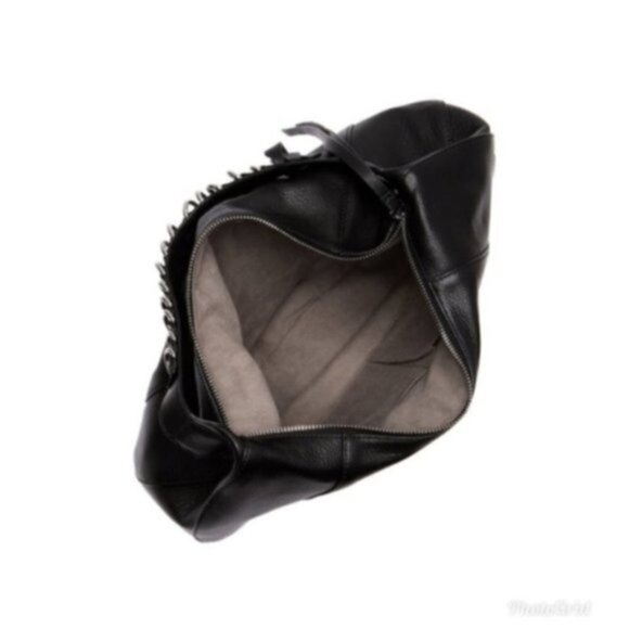 Vince Camuto Womens Brown Leather Large Hobo Shoulder Handbag New - Picture 4 of 10